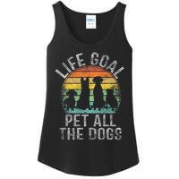 Life Goal Pet All The Dogs Ladies Essential Tank