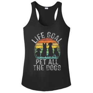 Life Goal Pet All The Dogs Ladies PosiCharge Competitor Racerback Tank