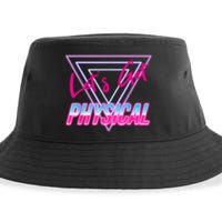 Lets Get Physical Workout Gym Tee Fitness 80's Retro Vintage Sustainable Bucket Hat