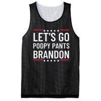 Lets Go Poopy Pants Brandon Lets Go Brandon Fjb Anti Biden Mesh Reversible Basketball Jersey Tank