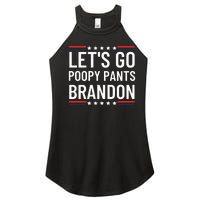 Lets Go Poopy Pants Brandon Lets Go Brandon Fjb Anti Biden Women’s Perfect Tri Rocker Tank