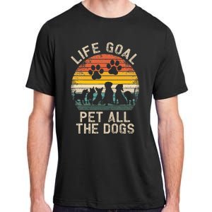 Life Goal Pet All The Dogs Pet Dog Lover Adult ChromaSoft Performance T-Shirt