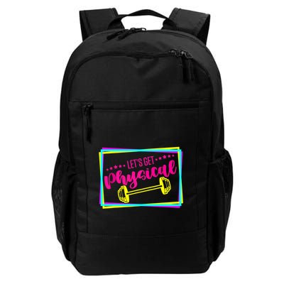 Lets Get Physical Gym Fitness 80's Workout Backpack