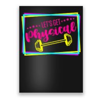 Lets Get Physical Gym Fitness 80's Workout Poster