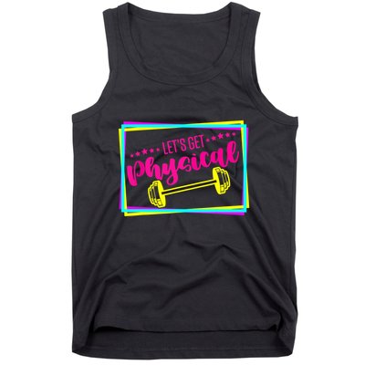 Lets Get Physical Gym Fitness 80's Workout Tank Top
