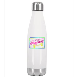 Lets Get Physical Gym Fitness 80's Workout Stainless Steel Insulated Water Bottle