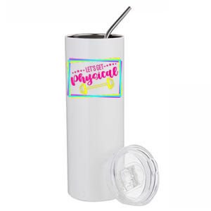 Lets Get Physical Gym Fitness 80's Workout Stainless Steel Tumbler