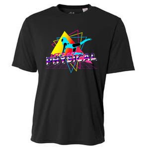 LetS Get Physical Workout Gym Totally Retro 80S Cooling Performance Crew T-Shirt