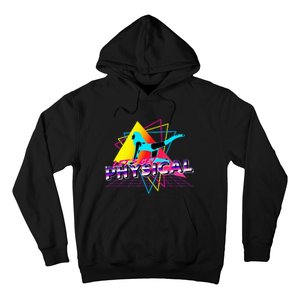 LetS Get Physical Workout Gym Totally Retro 80S Hoodie