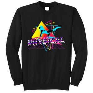 LetS Get Physical Workout Gym Totally Retro 80S Sweatshirt