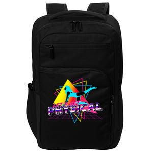 LetS Get Physical Workout Gym Totally Retro 80S Impact Tech Backpack