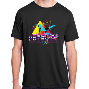 LetS Get Physical Workout Gym Totally Retro 80S Adult ChromaSoft Performance T-Shirt