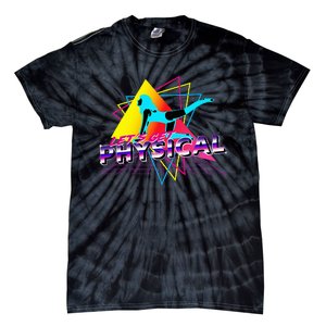 LetS Get Physical Workout Gym Totally Retro 80S Tie-Dye T-Shirt