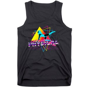 LetS Get Physical Workout Gym Totally Retro 80S Tank Top