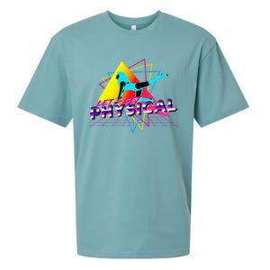 LetS Get Physical Workout Gym Totally Retro 80S Sueded Cloud Jersey T-Shirt