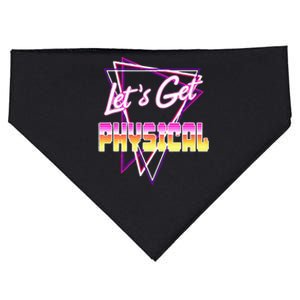 Lets Get Physical Rad 80s Workout USA-Made Doggie Bandana