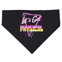 Lets Get Physical Rad 80s Workout USA-Made Doggie Bandana