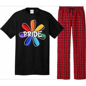 Lgbt Gift Pride Colors Flower Gift Pajama Set