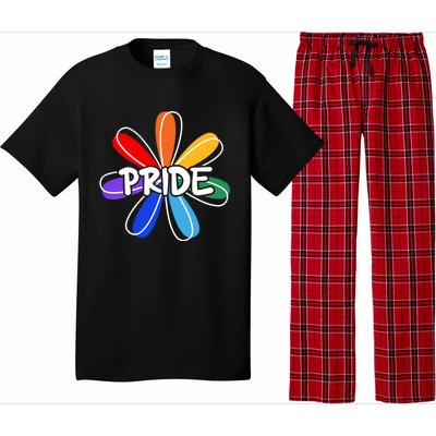 Lgbt Gift Pride Colors Flower Gift Pajama Set