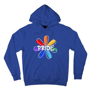 Lgbt Gift Pride Colors Flower Gift Hoodie