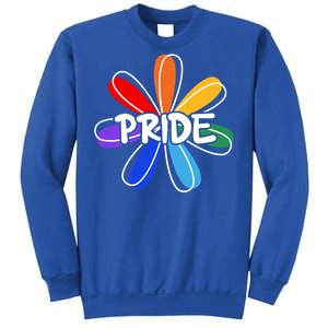 Lgbt Gift Pride Colors Flower Gift Sweatshirt