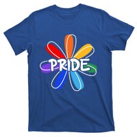 Lgbt Gift Pride Colors Flower Gift T-Shirt