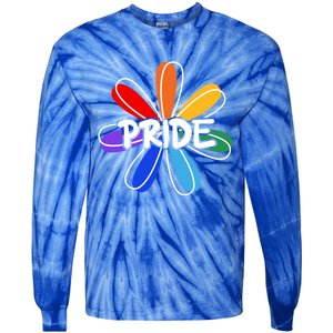 Lgbt Gift Pride Colors Flower Gift Tie-Dye Long Sleeve Shirt