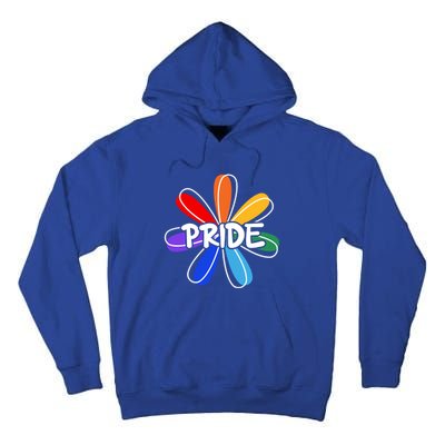 Lgbt Gift Pride Colors Flower Gift Tall Hoodie