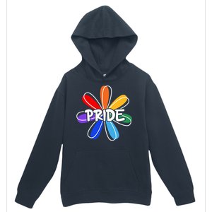 Lgbt Gift Pride Colors Flower Gift Urban Pullover Hoodie