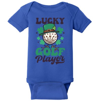 Lucky Golf Player Design St Patricks Golfing Gift Baby Bodysuit