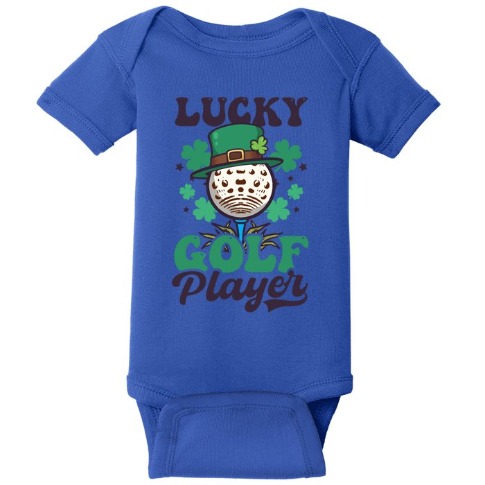 Lucky Golf Player Design St Patricks Golfing Gift Baby Bodysuit