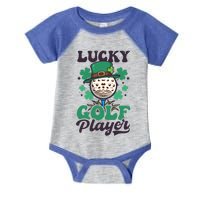 Lucky Golf Player Design St Patricks Golfing Gift Infant Baby Jersey Bodysuit