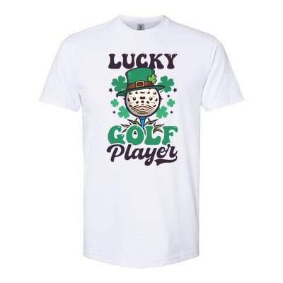 Lucky Golf Player Design St Patricks Golfing Gift Softstyle® CVC T-Shirt