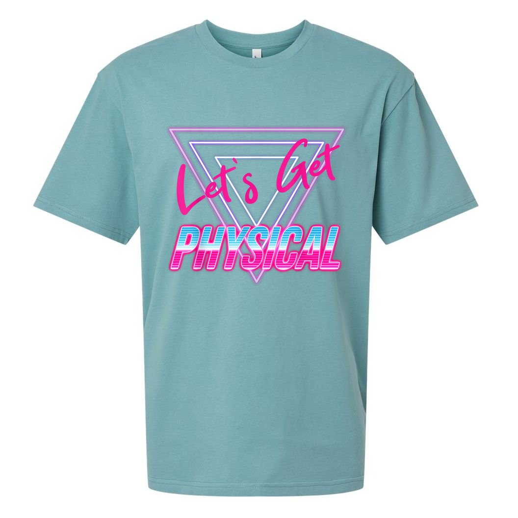 Lets Get Physical Workout Gym Tee 80's Retro Vintage Sueded Cloud Jersey T-Shirt