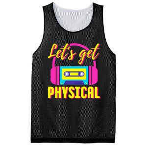 Lets Get Physical 80s Costume Party Halloween Retro Workout Mesh Reversible Basketball Jersey Tank