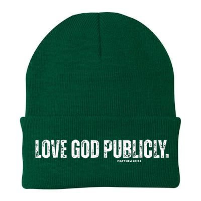 Love God Publicly Matthew 1033 Knit Cap Winter Beanie