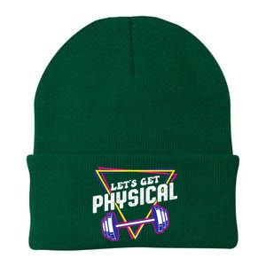 Lets Get Physical Gym Fitness 80's Workout Knit Cap Winter Beanie