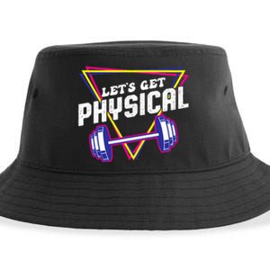 Lets Get Physical Gym Fitness 80's Workout Sustainable Bucket Hat