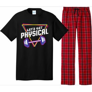 Lets Get Physical Gym Fitness 80's Workout Pajama Set