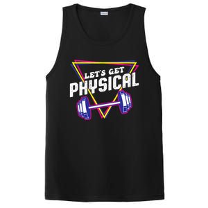 Lets Get Physical Gym Fitness 80's Workout PosiCharge Competitor Tank