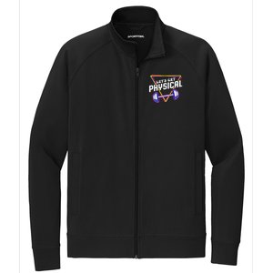 Lets Get Physical Gym Fitness 80's Workout Stretch Full-Zip Cadet Jacket