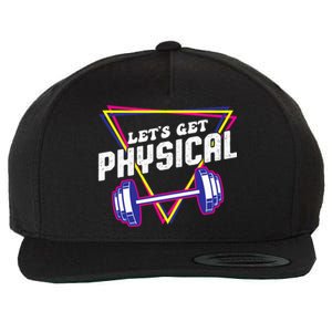 Lets Get Physical Gym Fitness 80's Workout Wool Snapback Cap