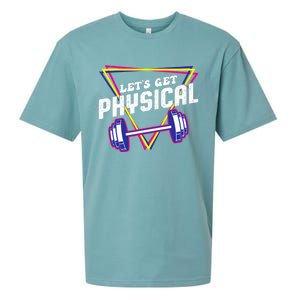 Lets Get Physical Gym Fitness 80's Workout Sueded Cloud Jersey T-Shirt