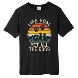 Life Goal Pet All The Dogs Pet Dog Lover Tall Fusion ChromaSoft Performance T-Shirt