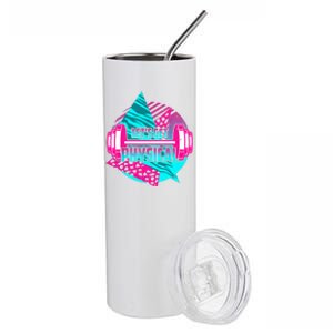 Lets Get Physical Gym Fitness 80's Workout Stainless Steel Tumbler