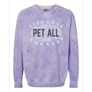 Life Goal Pet All Cats Colorblast Crewneck Sweatshirt