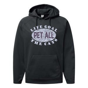 Life Goal Pet All Cats Performance Fleece Hoodie