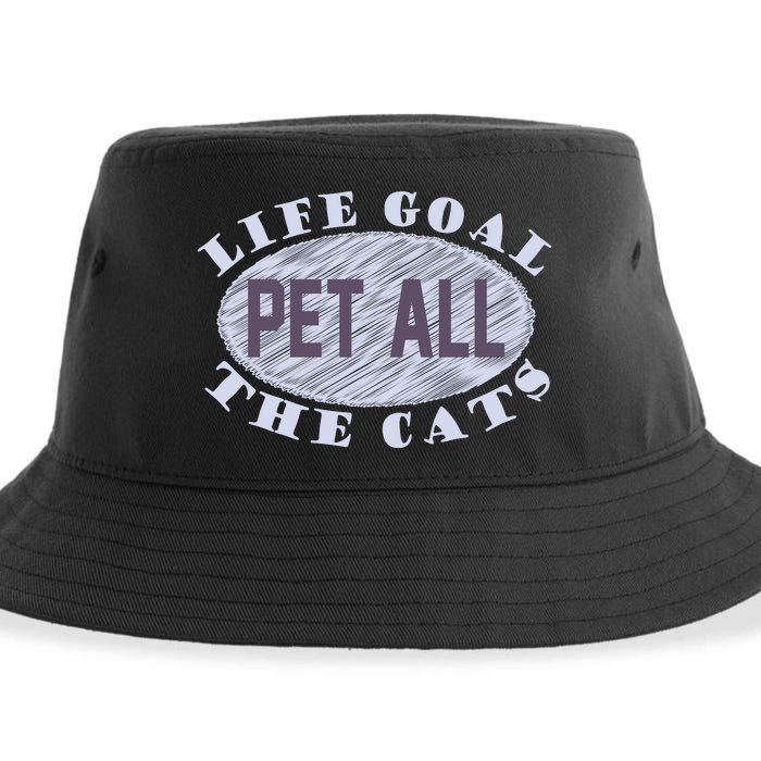 Life Goal Pet All Cats Sustainable Bucket Hat