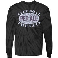 Life Goal Pet All Cats Tie-Dye Long Sleeve Shirt