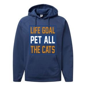 Life Goal Pet All Cats Performance Fleece Hoodie